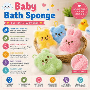 BABY BATH SPONGE