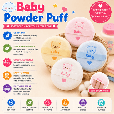 BABY POWDER PUFF
